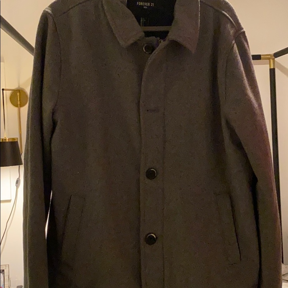 Grey Men’s Pea coat